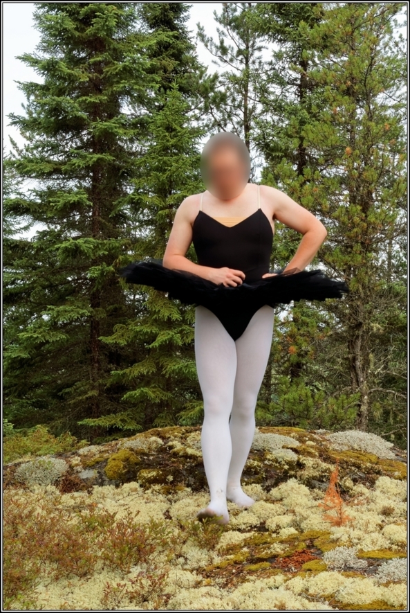 Black tutu 3 - Part 1, ballet,ballerina,sissy,forest,outdoor,tutu,platter,black, Body Suits,Sissy Fashion,Fairytale