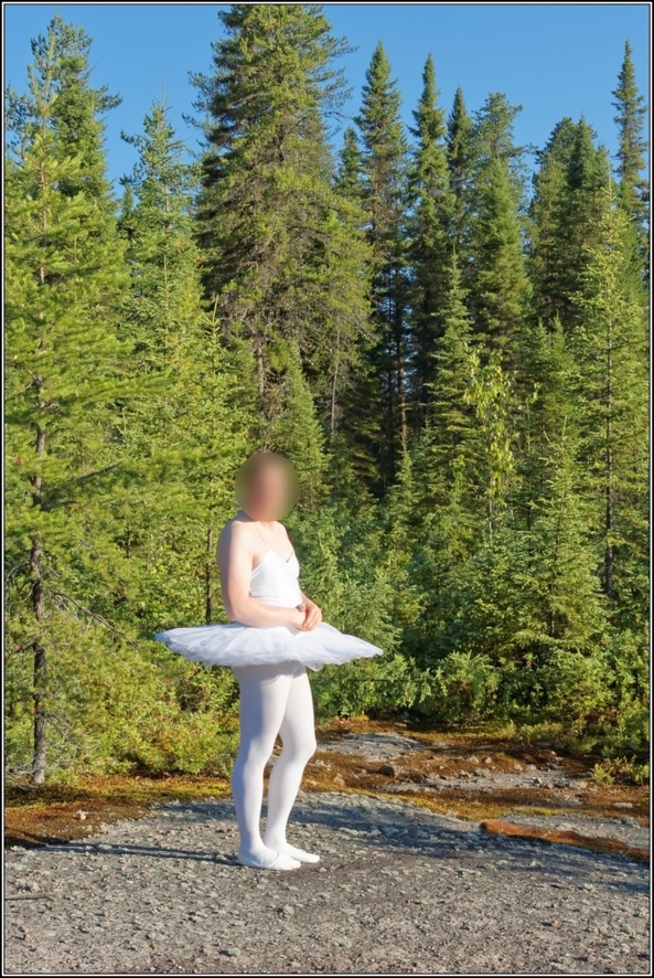 Sissy Ballerina 6 - Forrest - Part 1, ballerina,tutu,platter,ballet,outdoor,crossdresser,forest, Body Suits,Sissy Fashion,Fairytale