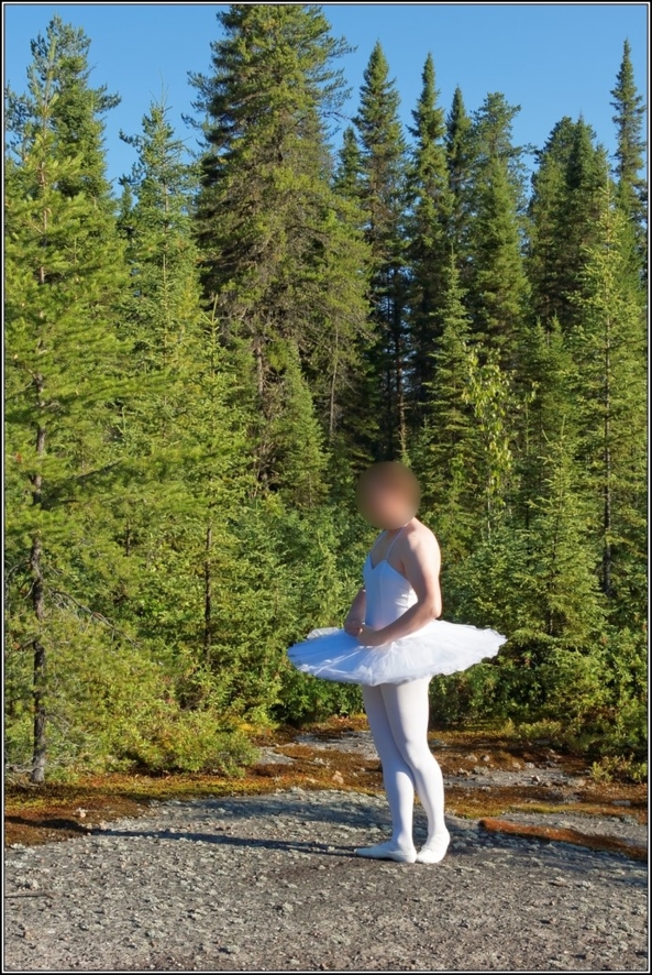 Sissy Ballerina 6 - Forrest - Part 1, ballerina,tutu,platter,ballet,outdoor,crossdresser,forest, Body Suits,Sissy Fashion,Fairytale