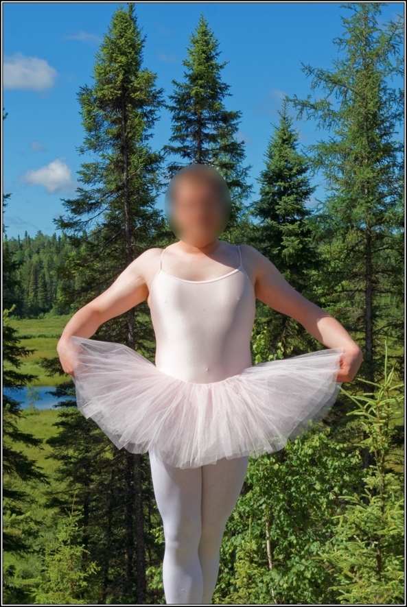 Pink tutu - part 1, ballerina,tutu,platter,ballet,outdoor,crossdresser,forest, Body Suits,Sissy Fashion,Fairytale