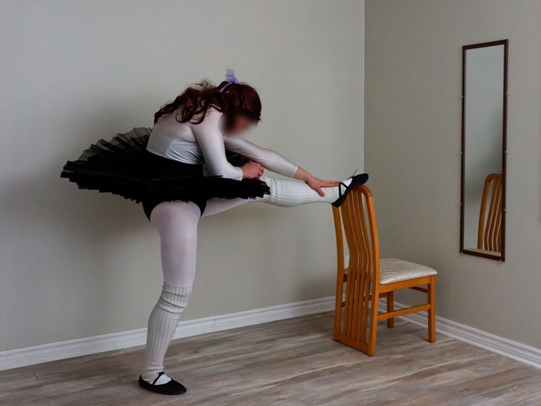 Ballet training at home - part 1, black,tutu,platter,ballet,ballerina, Sissy Fashion,Body Suits,Fairytale