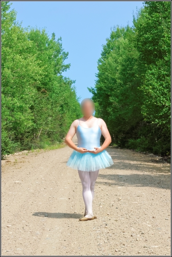 Blue tutu - part 1, blue,tutu,outdoor,forest,crossdresser,ballet,ballerina, Sissy Fashion,Body Suits,Fairytale