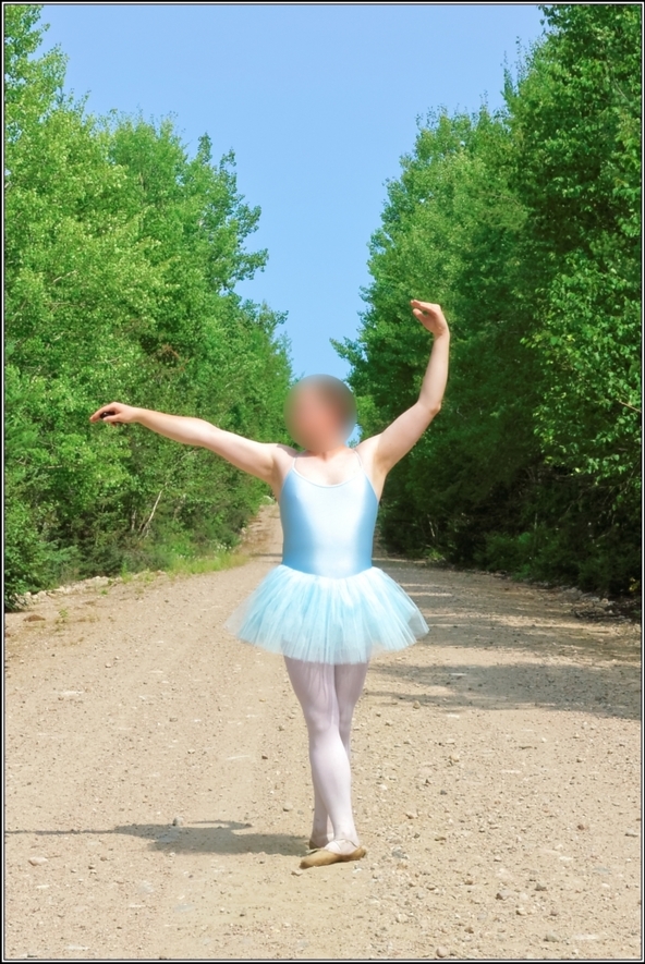 Blue tutu - part 1, blue,tutu,outdoor,forest,crossdresser,ballet,ballerina, Sissy Fashion,Body Suits,Fairytale