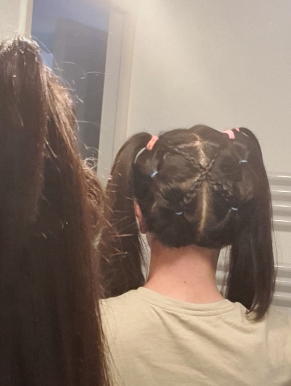 sissy boy w long hair - hairstyle sharing, pigtails feminization sissy femdom femboy crossdresser hairstyle hair, Feminization,Sissy Fashion