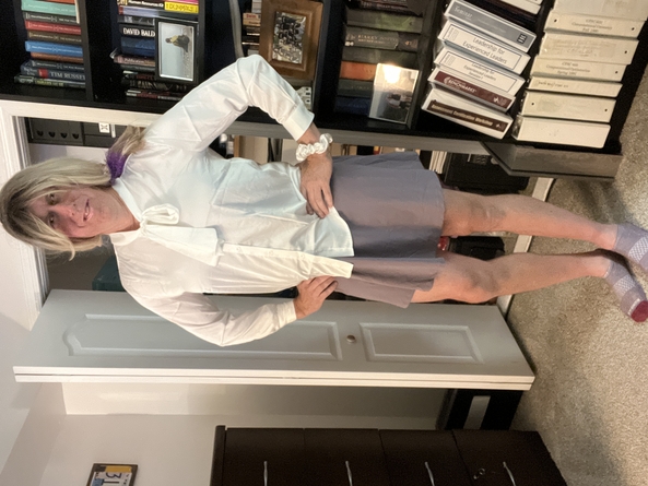 Secretary Lexie - Secretary Lexie Shalinskia, lexie shalinskia,fashion,skirt,secretary,blouse,style, Sissy Fashion,Dolled Up,Magical Change