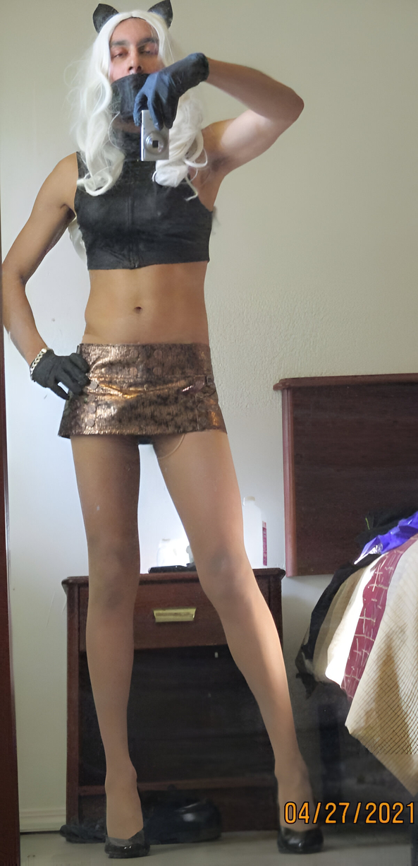 sissy stilettogenie exposed  - shameless crossdressing sissy humiliated in miniskirt with pantyhose and high heels , sissy,exposed, humiliated, crossdresser, heels, pantyhose, selfie, miniskirt , Dolled Up,Feminization,Sissy Fashion