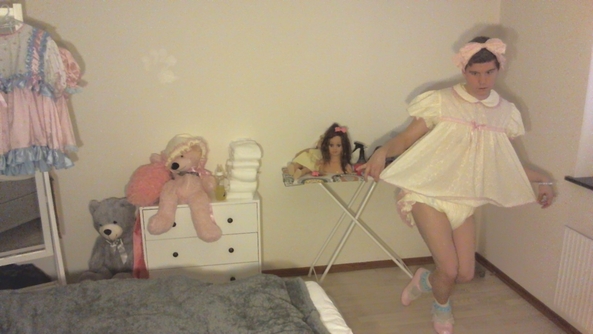 A sissy's photoshoot part two - Some new pics ya'll, sissybaby,sissy,nursery,dresses,dolls, Adult Babies,Feminization,Sissy Fashion,Diaper Lovers,Dolled Up