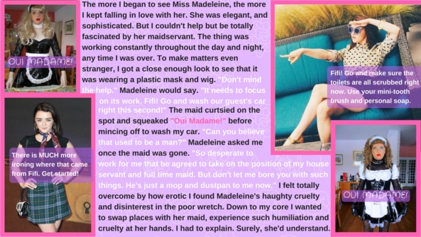 Maitress Madeleine's Sissy Maids 2 , sissy,maid,cuck,mistress,diaper,loser, Dominating Mistress Or Master