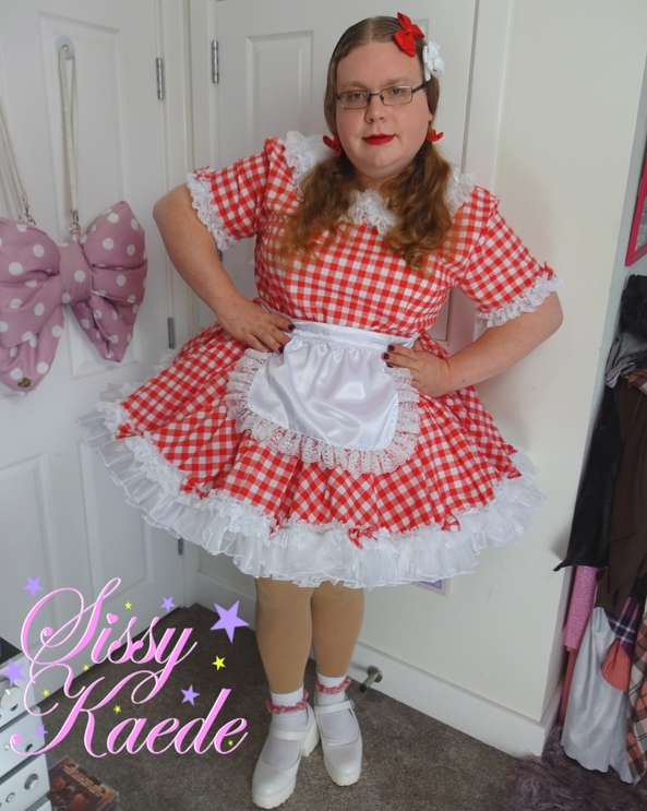 Hello all Been a while - Maid dress to come back with, sissy,sissy dress,sissy maid, Sissy Fashion,Dolled Up