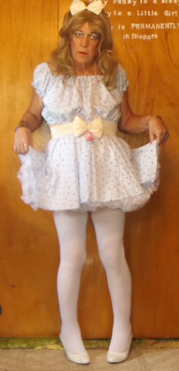 sissy pansy's newest LIttle girl Dress - sissy pansy's Master decided to have pansy more like a 