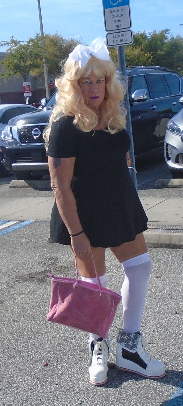 this sissy little girl cries every day - My Daddy/Master AL is very bad with Dementia, and this liitle girl has to drive him and go everyehere with HIM. So lately this sissy hasn't been dressing as my REAL Self, but have to dress and act a little more grown up, and this sissy don't like it, sissy,humiliation,permanent age regression,diapers,adult little girl, Adult Babies,Diaper Lovers,Sissy Fashion