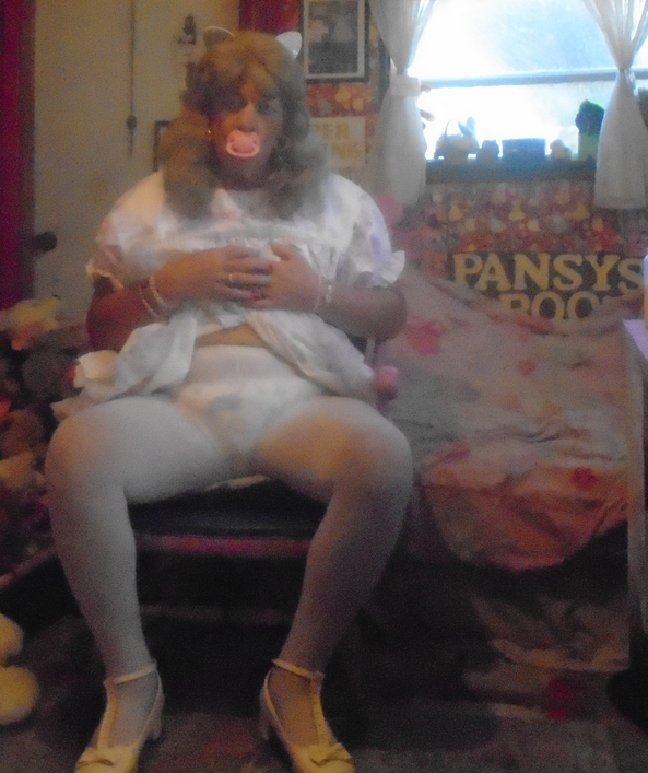 Little girl pansy is need of a diaper check - Master AL John's Nurse comes over to check His Legs & Dementia 4 times a week. She has also started checking on me, She saw that i be have trouble reading/writing now (but No Dementia), She asked if i had wet & pooped my diaper, i told Her yes i did, sissy,humiliation,permanent age regression,diapers,adult little girl, Adult Babies,Feminization,Sissy Fashion,Diaper Lovers
