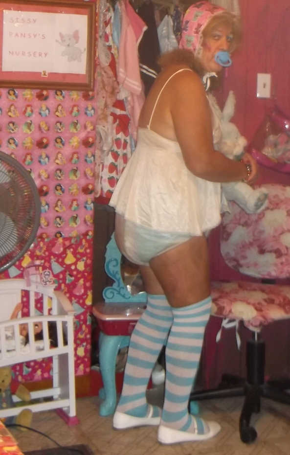 a few pics on a rainy day - Hello, Everyone, this sissy just wanted to show  everyone how this sissy is usually dressed on any given day. As you can notice that in Pic #3, this sissy's diaper is  very filled ~ a couple of wettings and a messy, OH, what a wonderful feeling !!, sissy,diapers,humiliation,adult little girl,, Adult Babies,Diaper Lovers