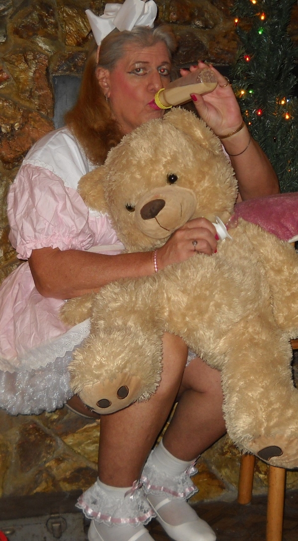 pansy Gronski's 2020 Christmas - Today 12/24, this little girls Daddy/Master took some pictures in front of the fireplace, this sissy can't wait to see if i gots a new dress, new dolly, or new stuffy..Daddy/Master wanted to make sure that everyone sees my New Dress, and Diapers, sissy,adult little girl,diapers,permanent age regression sissy lifestyle, Adult Babies,Diaper Lovers,Holiday,Feminization