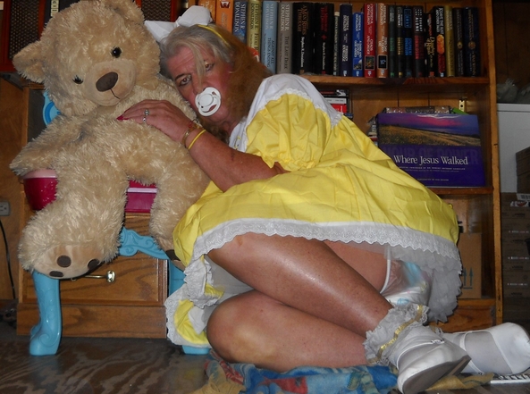 New Christmas Dress - sissy little girl pansy shows us 1 of 2 dresses she got for Christmas, the little girl also got a collection of Dr. Seuss books. pansy also made a video for sissy kiss members (but doesn't seem to upload(. you can watch the entire video on You Tube, sissy,humiliation,permanent age regression, Adult Babies,Diaper Lovers,Feminization