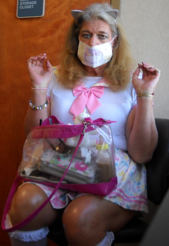 sissy little girl pansy out in public - today i went with Daddy/Master AL to HIS Dr. Appt., and then to a Hardware store.. At the store this sissy little girl saw and heard 3 Grown-up Girls pointing and laughing at how i was dressed, i did hear them call me a 
