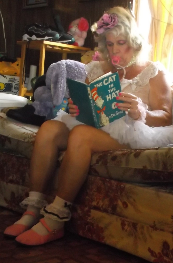 A Sissy Always Looks Best in Pink - baby pansy in another of his many Little Girl outfits. pansy loves to let everyone see his outfits, pansy is so happy to live permanently as a Little Girl. Pic 1-4 show his pink dress and diapers, Pic 4-8 show pansy reading age appropriate books   , sissy,humiliation,diapers,age regression,permanent, Adult Babies,Feminization,Diaper Lovers,Sissy Fashion