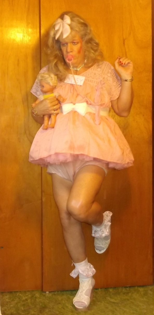 babypansy gets another New Dress - babypansy loves to show of his babygirl/sissy outfits. The sissy now has 30+ baby/little girl dresses , sissy,diapers,humiliation,adult baby, Adult Babies,Feminization,Diaper Lovers,Sissy Fashion