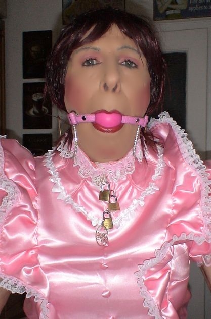 Sissy Pansy Katrin - Sissy Pansy Chatterboxes need to be silenced , Sissy Pansy Prissy Chastity Gags, Dolled Up