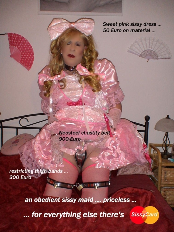 Sissy Card - ... why not get your own sissy card?, sissy,sissy card,doll, Feminization,Dominating Mistress Or Master,Dolled Up