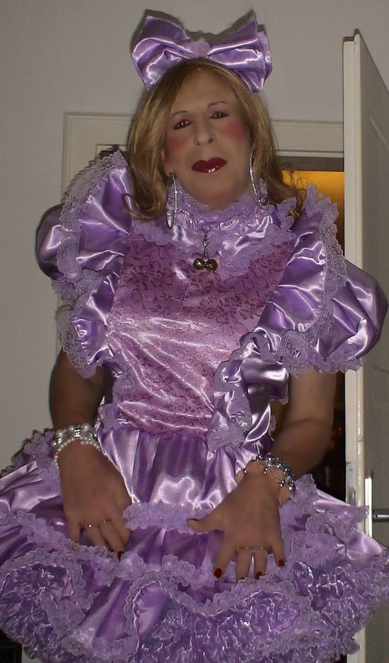 Daily SissyPhoto - lavender dream fairy, sissy,pansy,fairy, Sissy Fashion,Dolled Up,Fairytale,Feminization