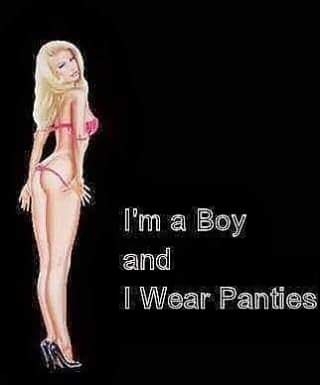 Boys wear panties to, panties,coming out,truth, Feminization