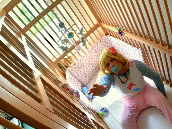 Babygirl - .....in crib , Diaper,Babygirl,mommy,daddy, Adult Babies,Feminization,Sissy Fashion,Diaper Lovers,Breast Implants,Bad Boy To Good Girl