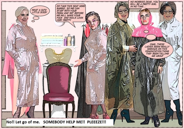 A Boy's Nightmare - He resisted but this 14 year old was no match for the combined strength these 4 matrons., femdom,feminization, Bad Boy To Good Girl,Feminization,Dolled Up,Dominating Mistress Or Master