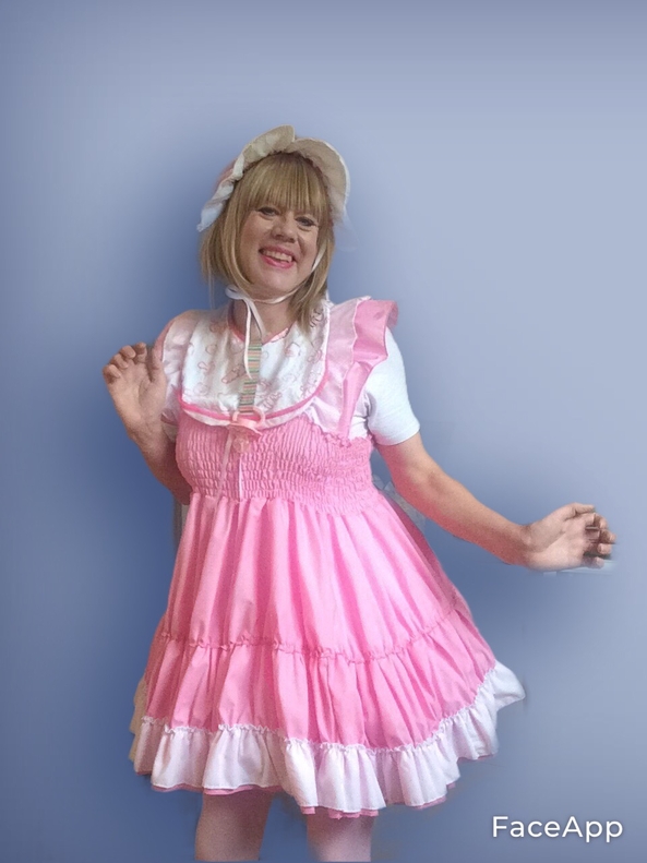 Sissy baby dress  - Adult Baby , Sissy , Adult Babies,Feminization,Sissy Fashion,Diaper Lovers