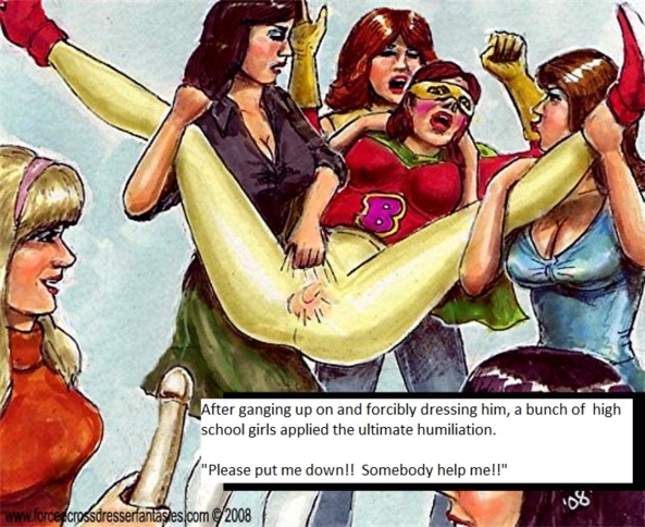 Revenge - A macho kid is put in his place by the girls. , feminization,femdom, Feminization,Bad Boy To Good Girl,Dolled Up,Dominating Mistress Or Master
