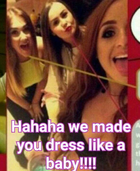 Sissy baby Miley and her bossy babysitters, Sissy girl Miley loser, Adult Babies,Diaper Lovers,Sissy Fashion