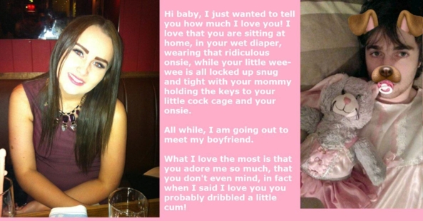 Being left at home, Sissy, Adult Babies,Sissy Fashion,Diaper Lovers