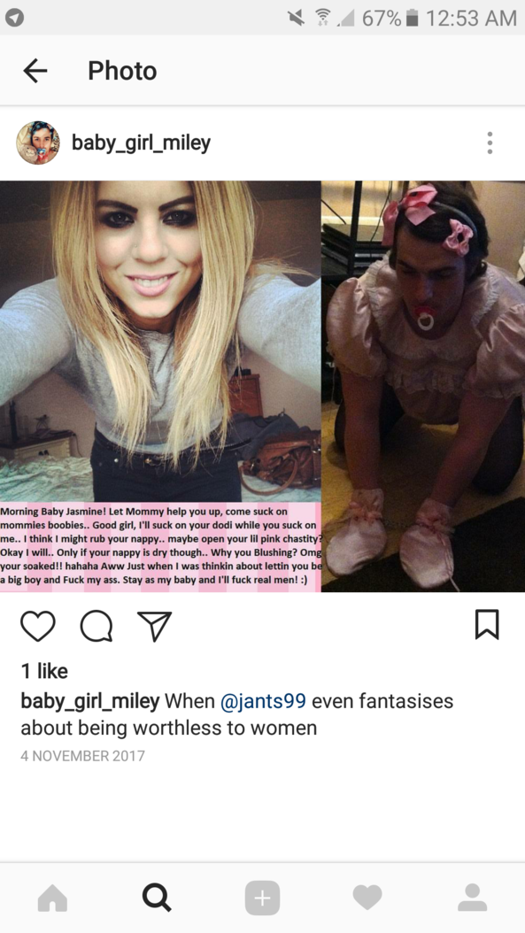 Captions of baby Miley, Sissy loser pathetic babysitter, Adult Babies,Diaper Lovers