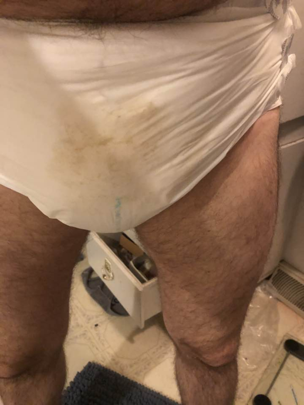 Using my diaper - Wet diaper, Diaper, Adult Babies,Feminization