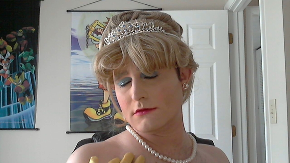 Princess Diana? - Dolled up in makeup I look like Princess Diana AND I LOVE IT!!!, Princess,Sissy,Feminization , Feminization,Fairytale,Dolled Up,Pop Culture