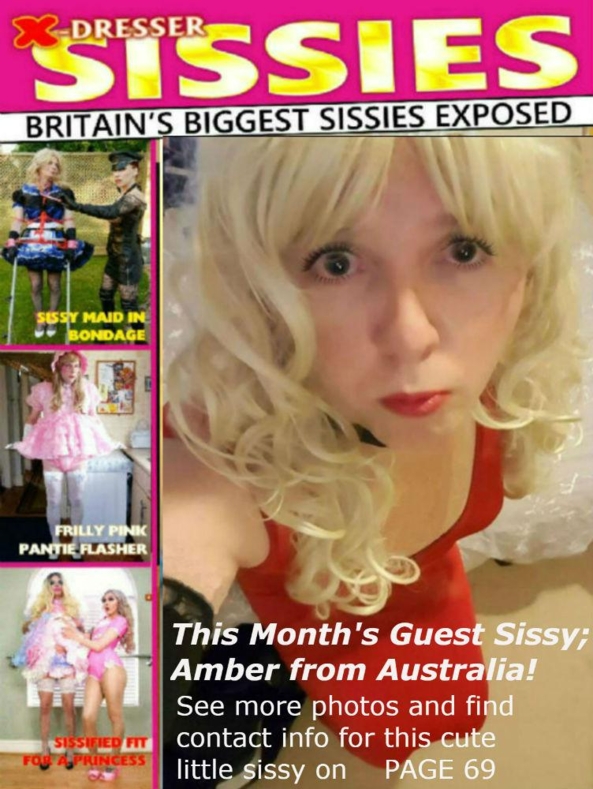 Cover Sissy - Realizing my fate , covergirl,amber,bimbo,red dress,blond,sissy,helpless, Increased Sexuality,Feminization,Medium Change,Changed By Accident,Mind Altering