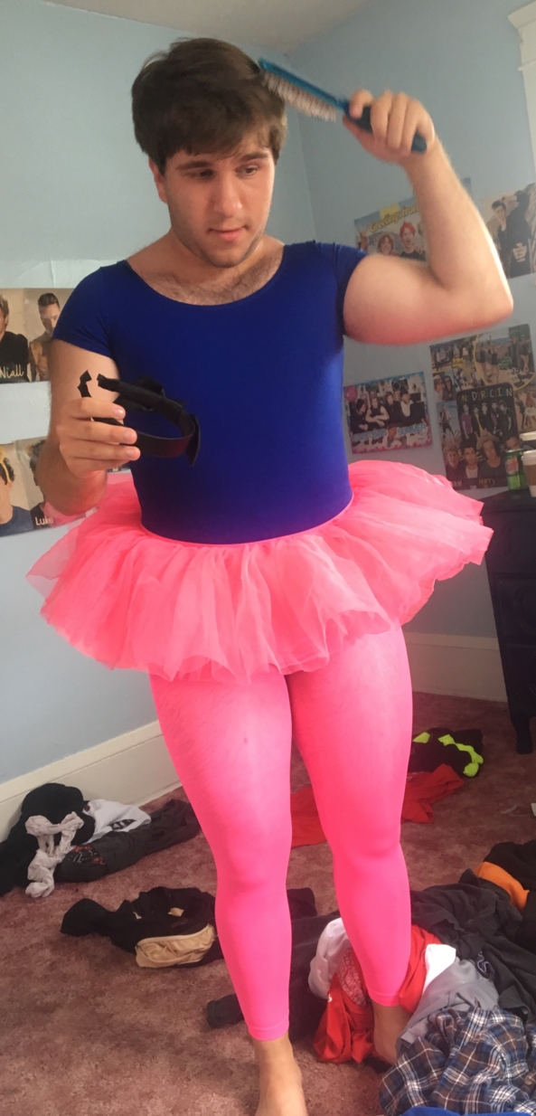 Sissy Ballerina  - Me in my ballerina outfit , leotard,tights,tutu,humiliation , Dolled Up