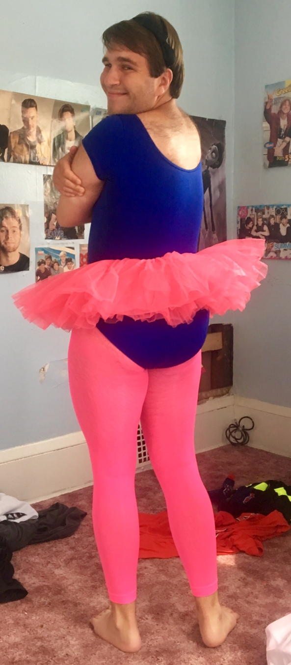 Sissy Ballerina  - Me in my ballerina outfit , leotard,tights,tutu,humiliation , Dolled Up