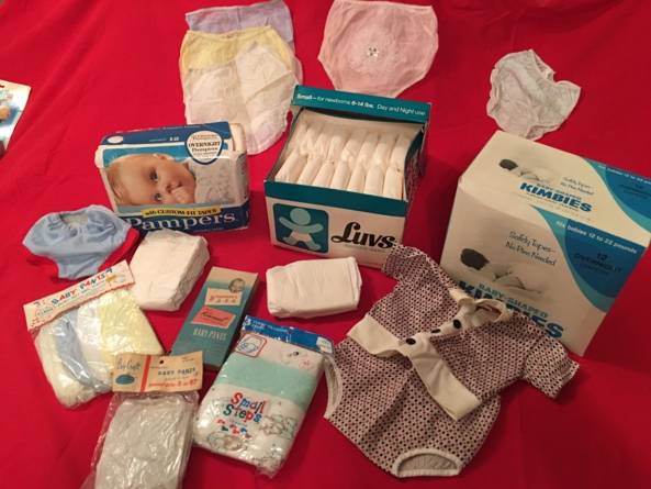 Vintage Baby Items - Some lovely vintage baby items, shown with the help of Theodore Franklyn Bear, and Giuseppe. , Baby pants,plastic pants,rubber pants, Adult Babies,Diaper Lovers