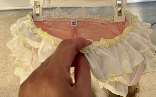 New Plastic Panties - Plastic sissy ruffle panties , Sissy panties, Adult Babies