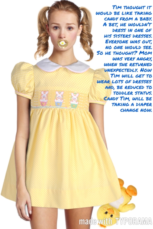 Tim’s bet gone wrong - Be carful with your bets., Sissy dress, Adult Babies,Sissy Fashion,Diaper Lovers