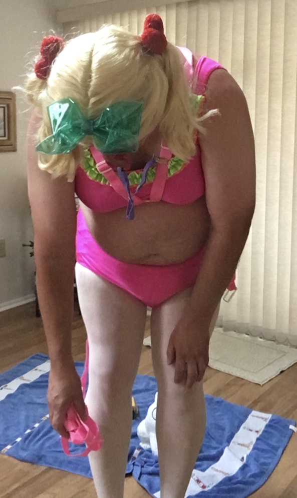 Bathing Suits for Sissy - Bathing suit and thick diapers, Sissy bathing suits, Adult Babies,Diaper Lovers,Sissy Fashion