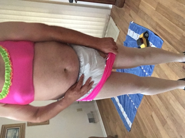 Bathing Suits for Sissy - Bathing suit and thick diapers, Sissy bathing suits, Adult Babies,Diaper Lovers,Sissy Fashion
