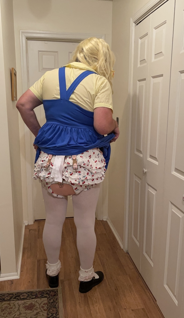 Naughty Diaper Harness - Me being punished with a diaper harness., Diaper harness, Adult Babies
