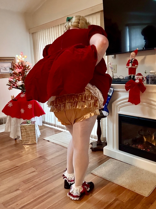 Christmas Panties - My different diaper cover panties., Diaper Covers, Adult Babies