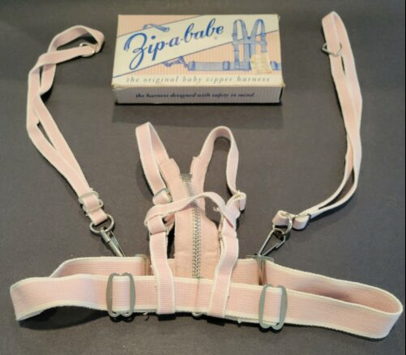 Adult Little Zipper Harness - A custom made adult baby harness, just like what I once wore., Harness, Adult Babies