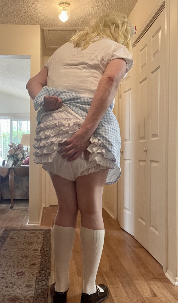 New Blouse and Skirt - I wanted to see how some of my new items looked, Sissy baby, Adult Babies
