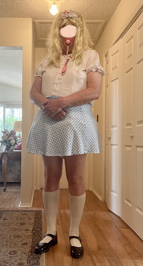 New Blouse and Skirt - I wanted to see how some of my new items looked, Sissy baby, Adult Babies
