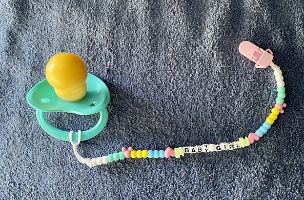 Paci Clip - Own made paci clip., Pacifier clip, Adult Babies