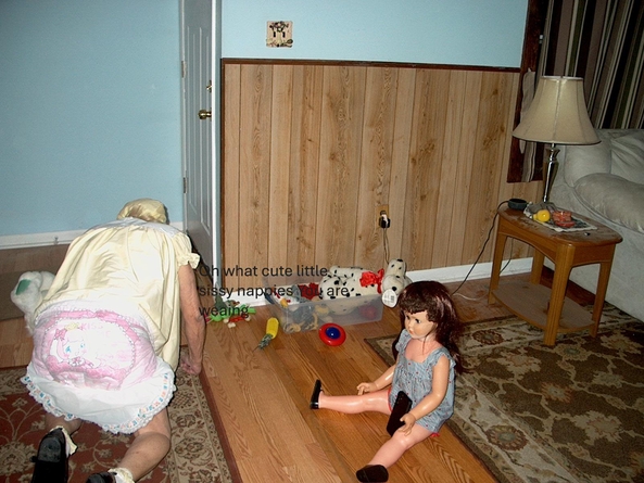 Bess controlling lil sissie  - Bess making lil sissie do as told, l]l sissie's Mummys pics, Adult Babies